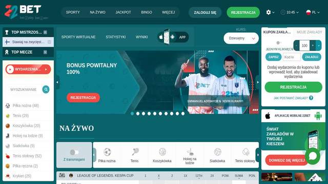 22Bet casino screenshot
